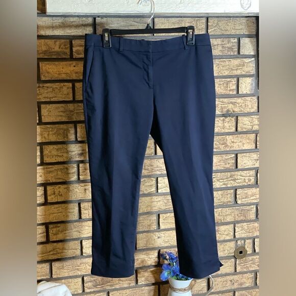 Ann Taylor navy blue dress capris 8p petite‎ - Picture 1 of 11